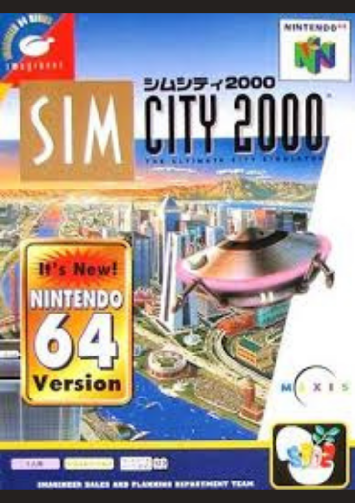 N64版『シムシティ2000』