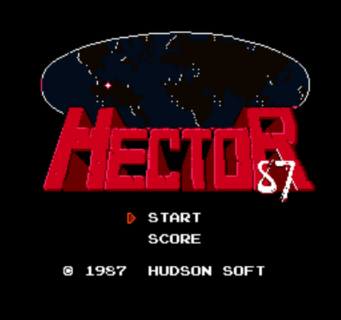 ファミコン版『ヘクター87』