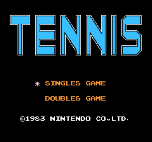 ファミコン版『テニス』