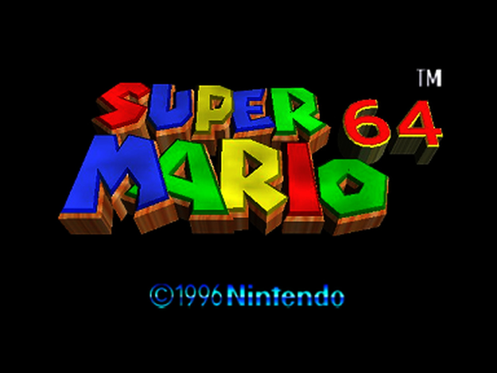 N64版『スーパーマリオ64』