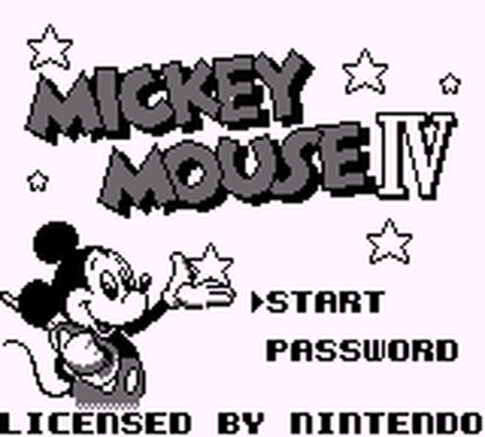 GB版『ミッキーマウスIV 魔法のラビリンス』