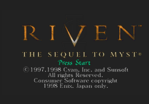 SS版『RIVEN THE SEQUEL TO MYST』
